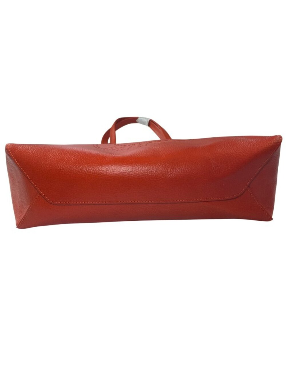 Tommy Bahama Perforated Orange Leather Tote W/Tassel & Match Pouch MSRP$185 NWT - Picture 7 of 10